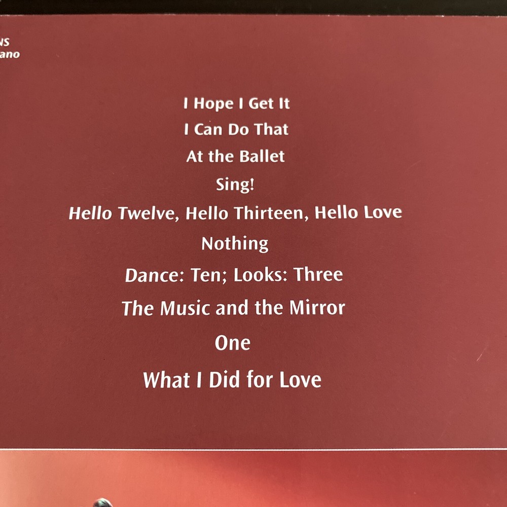 Vocal Selections For "A Chorus Line" Updated Edition