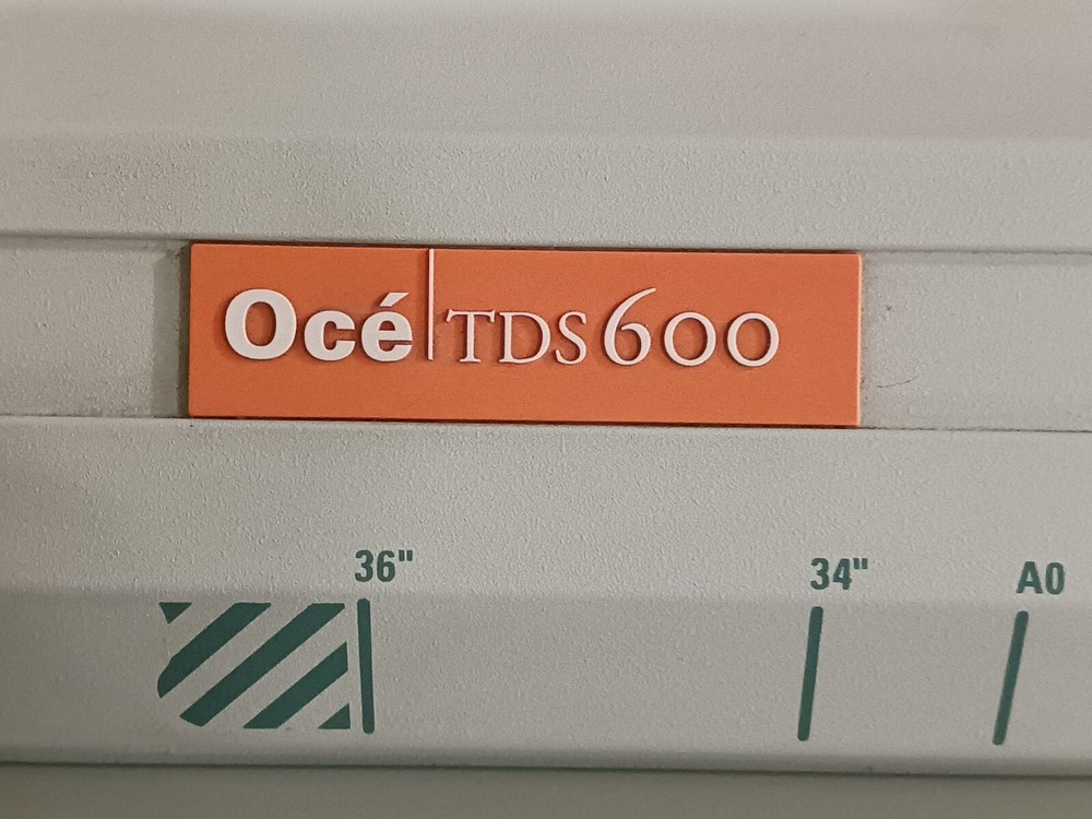 OCE TDS 600 Wide Format Printer & Scanner Plotter Blueprint w/ OCE 964 Equipment