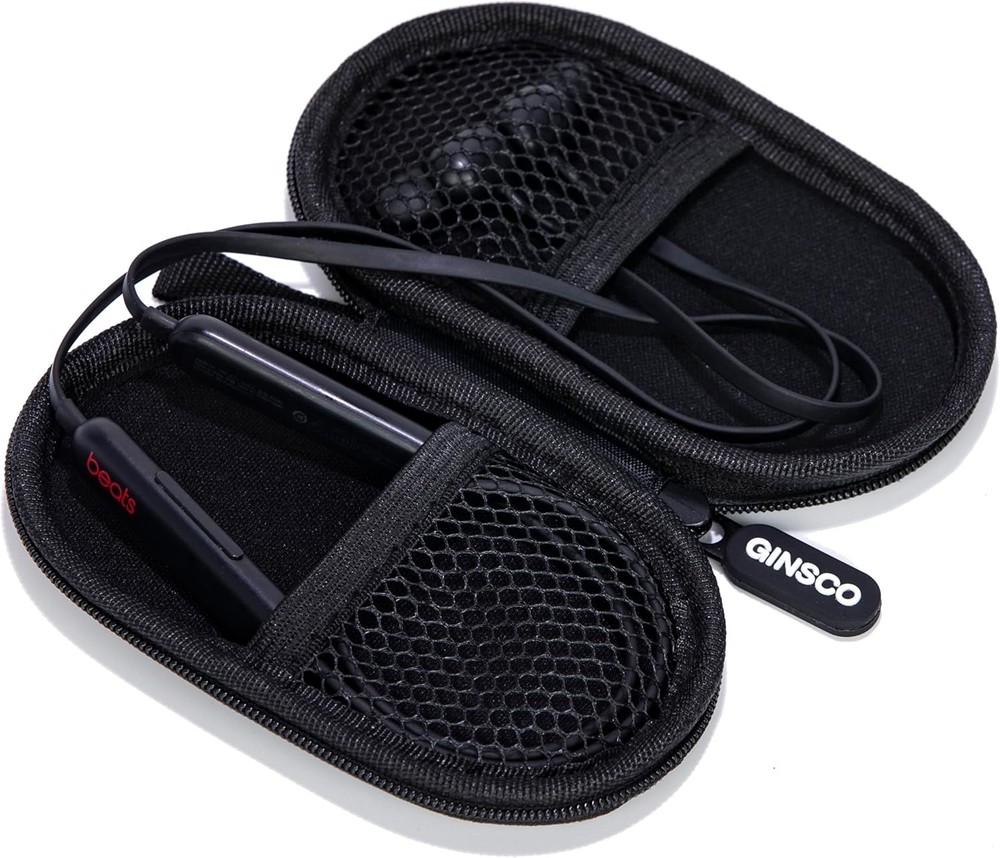 Mini-Portable Case for Beats Flex Wireless Earbuds with Built-In Microphone Earp
