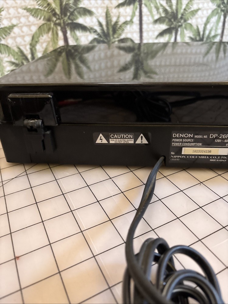 DENON DP-26F Full Automatic Turntable Record Player Unit Ready Tested Working