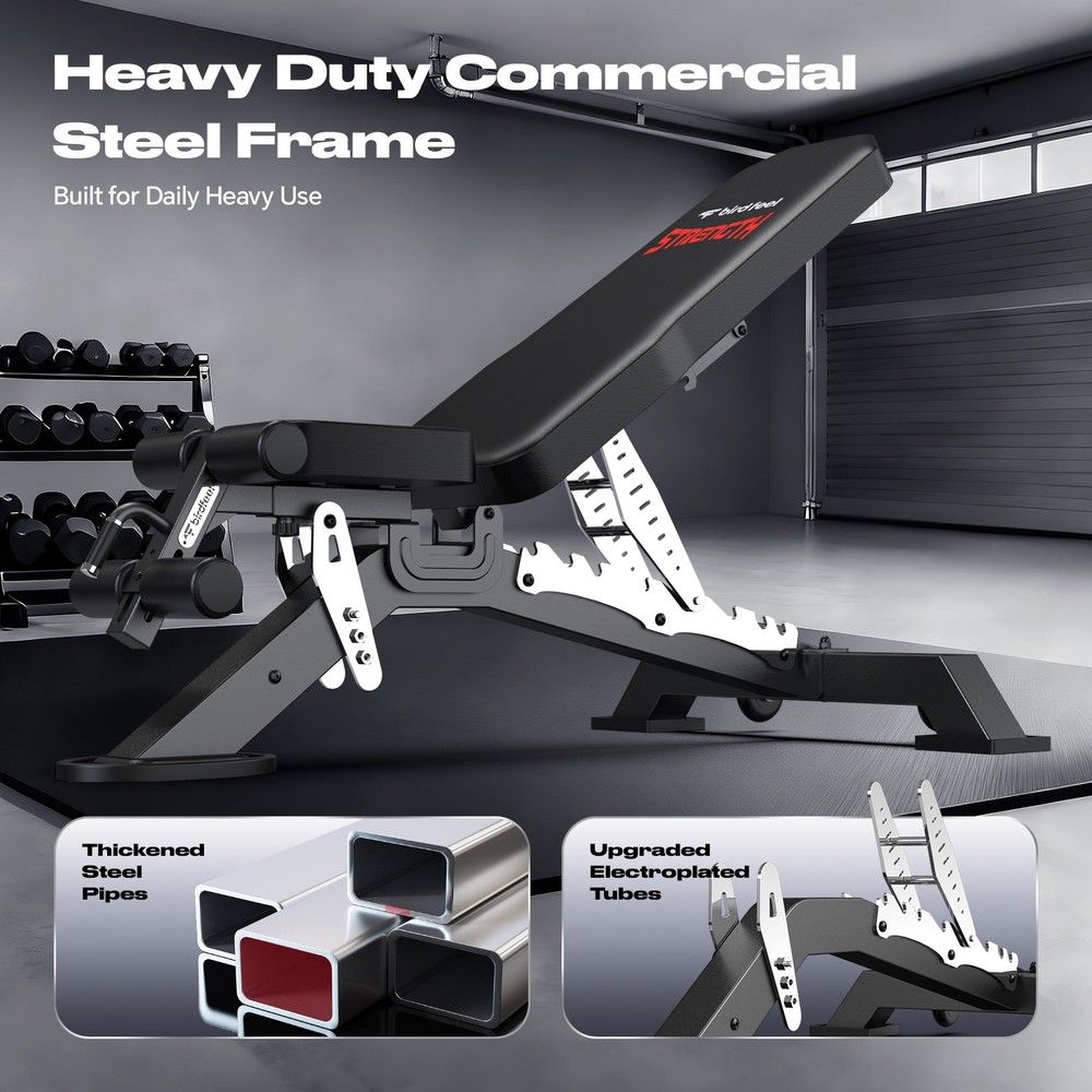 Adjustable Foldable Weight Bench for Home Gym Strength Training Workout Bench