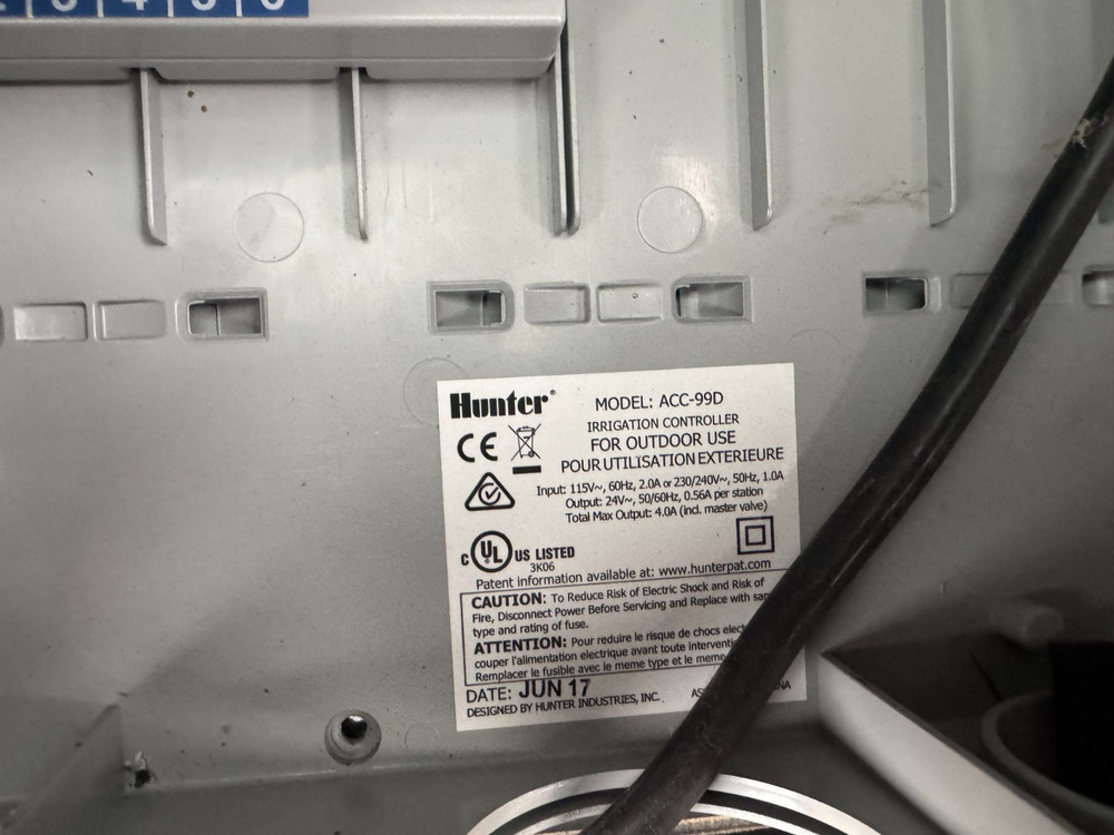 Hunter ACC-99D Commercial Sprinkler Irrigation Controller