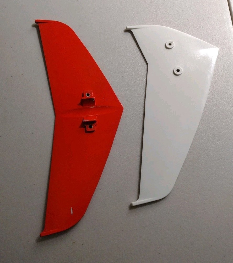 Raptor 30 Tail Fins