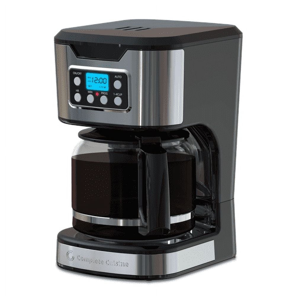 12-Cup Programmable Coffee Maker, Electric Brewer, Auto Shut Off, Digital Displa