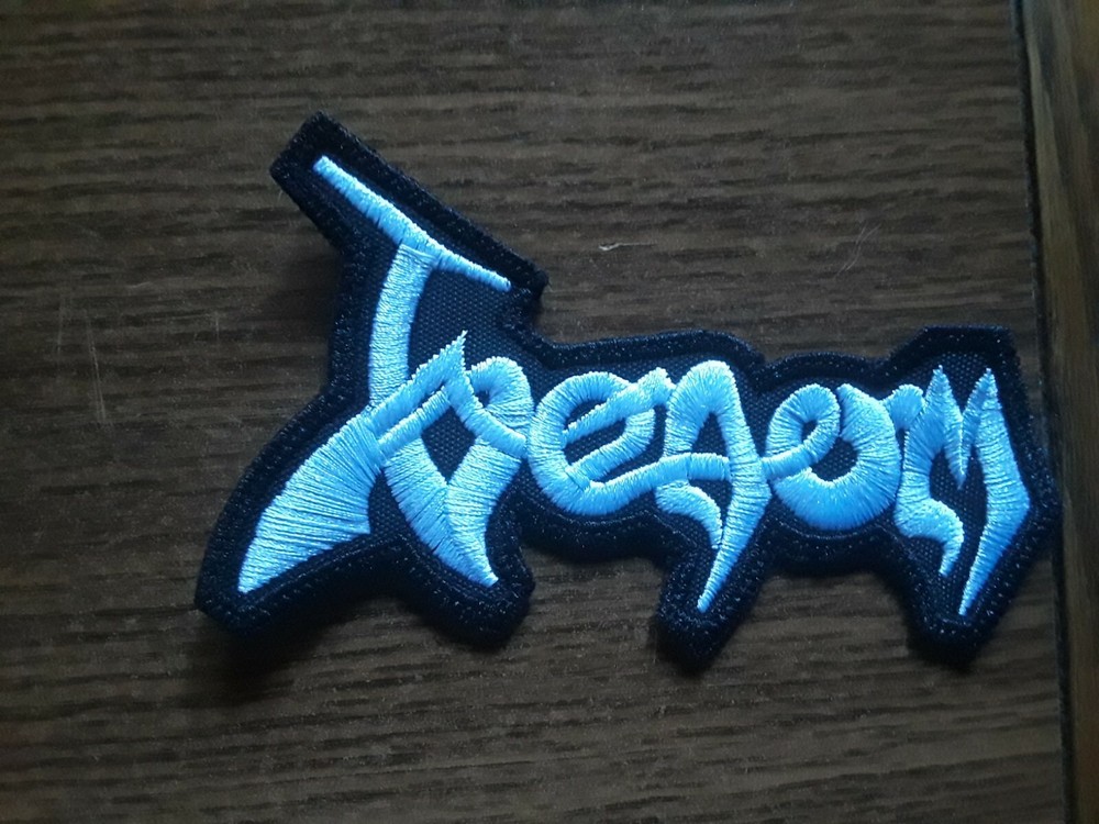 VENOM,SEW ON WHITE EMBROIDERED PATCH