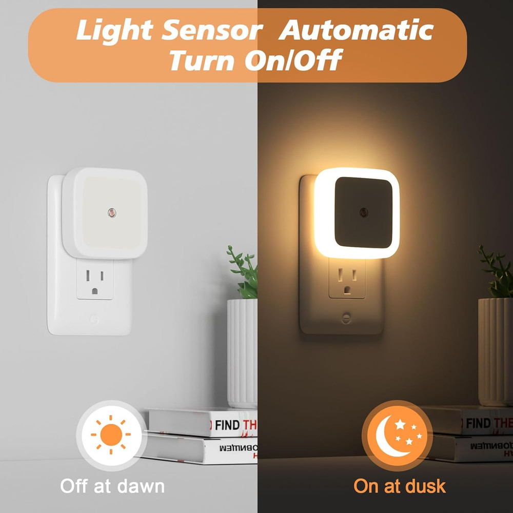 Night Light, Night Lights Plug into Wall 8-Pack, Nightlight Plug in Night Light,