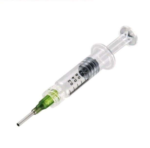 1ML Oil SYRINGE Borosilicate GLASS Luer Lock W/ TIP Hobby, Fishing,