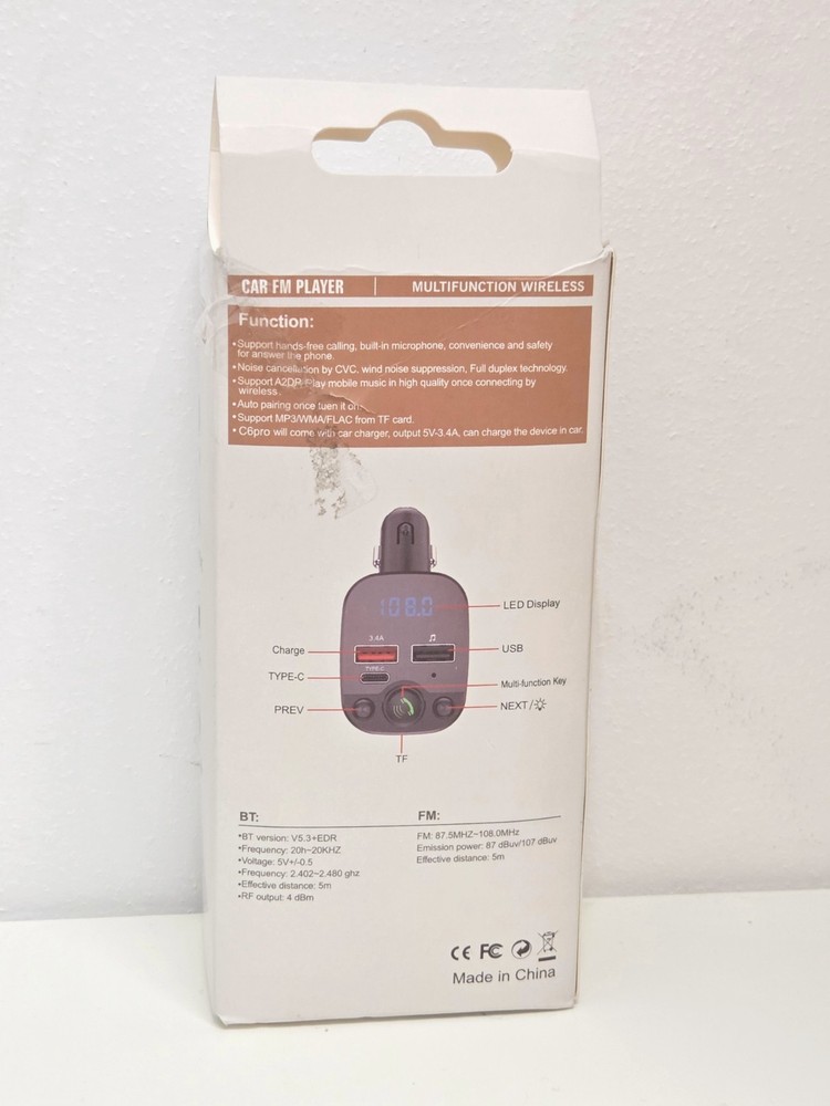 Multifunction Wireless Car MP3 Player