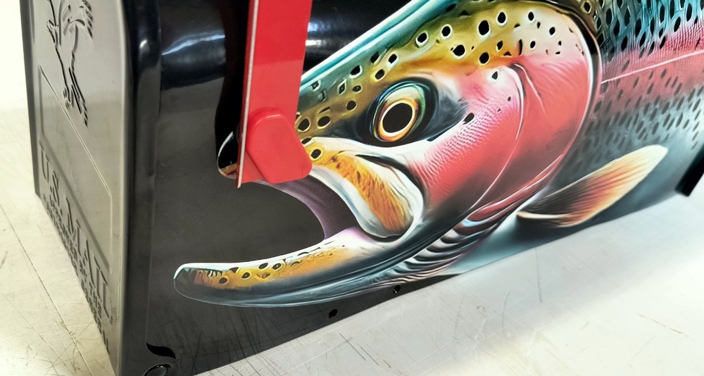 Rainbow Trout mailbox sticker decal