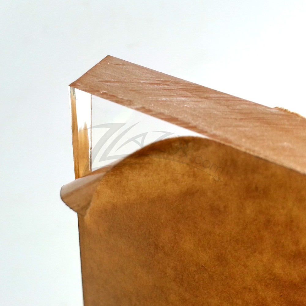 1/2" THICK 4" x 8" Clear Acrylic Sheet Slab Plastic Plexiglass Rectangle Base