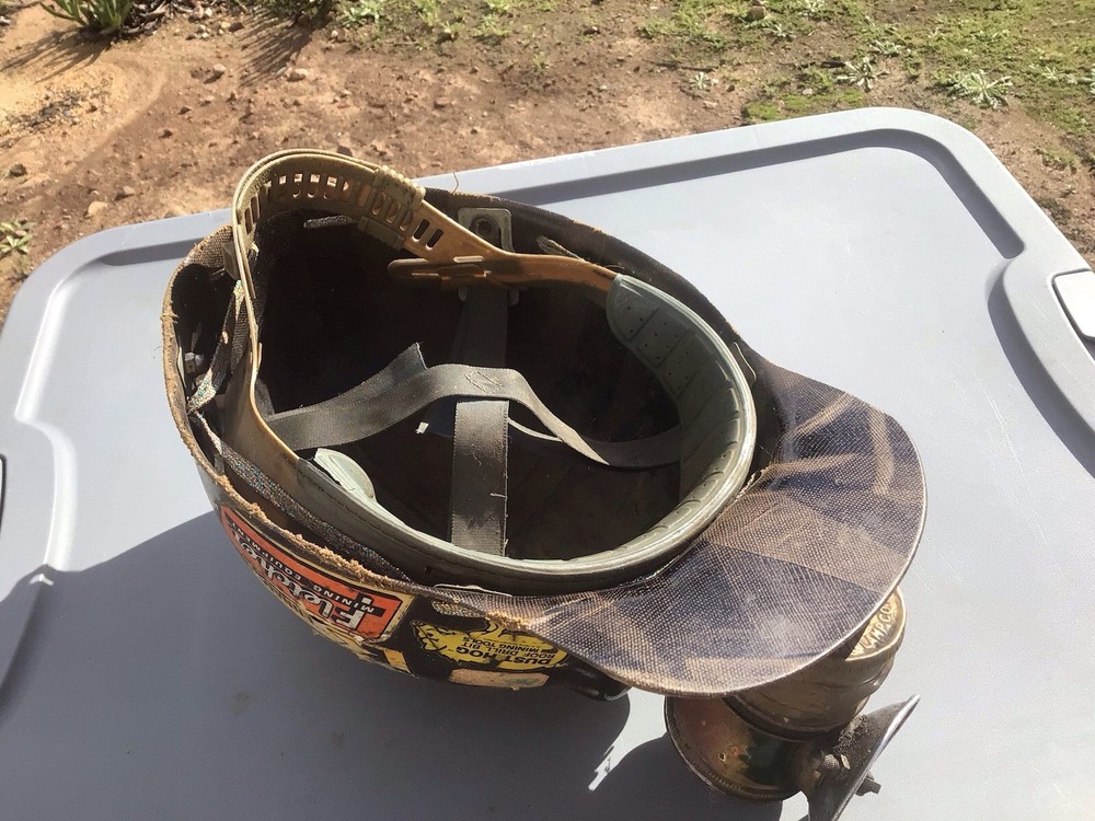 VINTAGE - MSA COMFO CAP - COAL MINERS HARD HAT WITH LIGHT