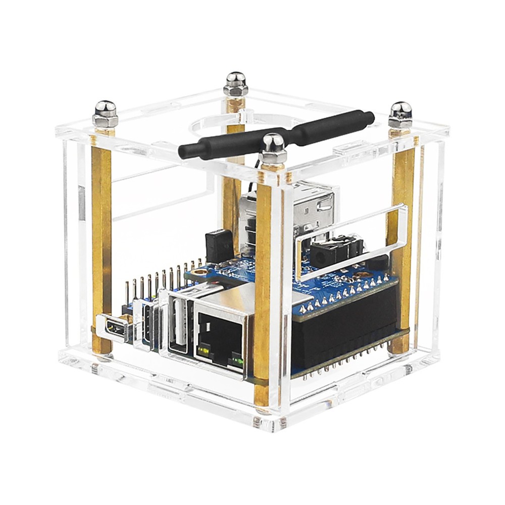 Acrylic Case Transparent Enclosure Clear Protective Shell For Orange Pi Zero 3