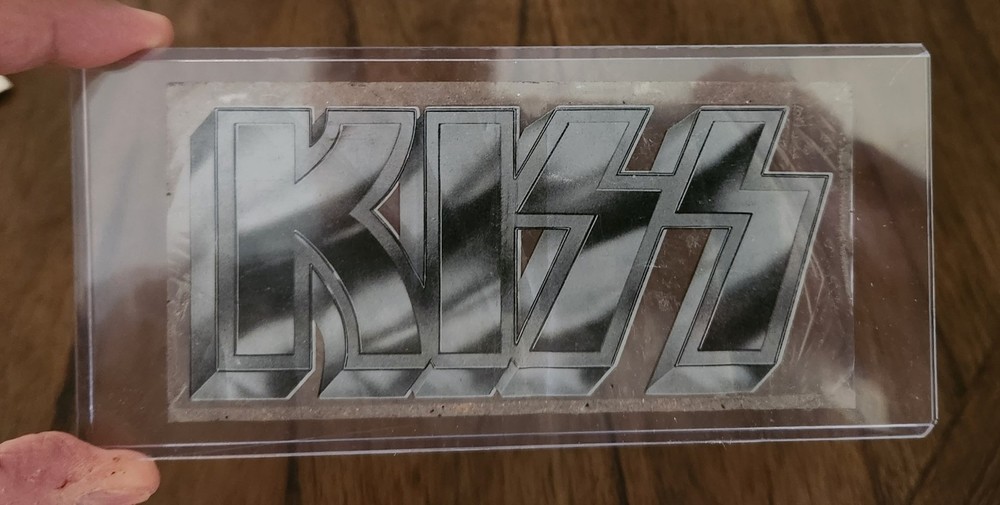 Kiss 1974 Promo Sticker.Mega Rare