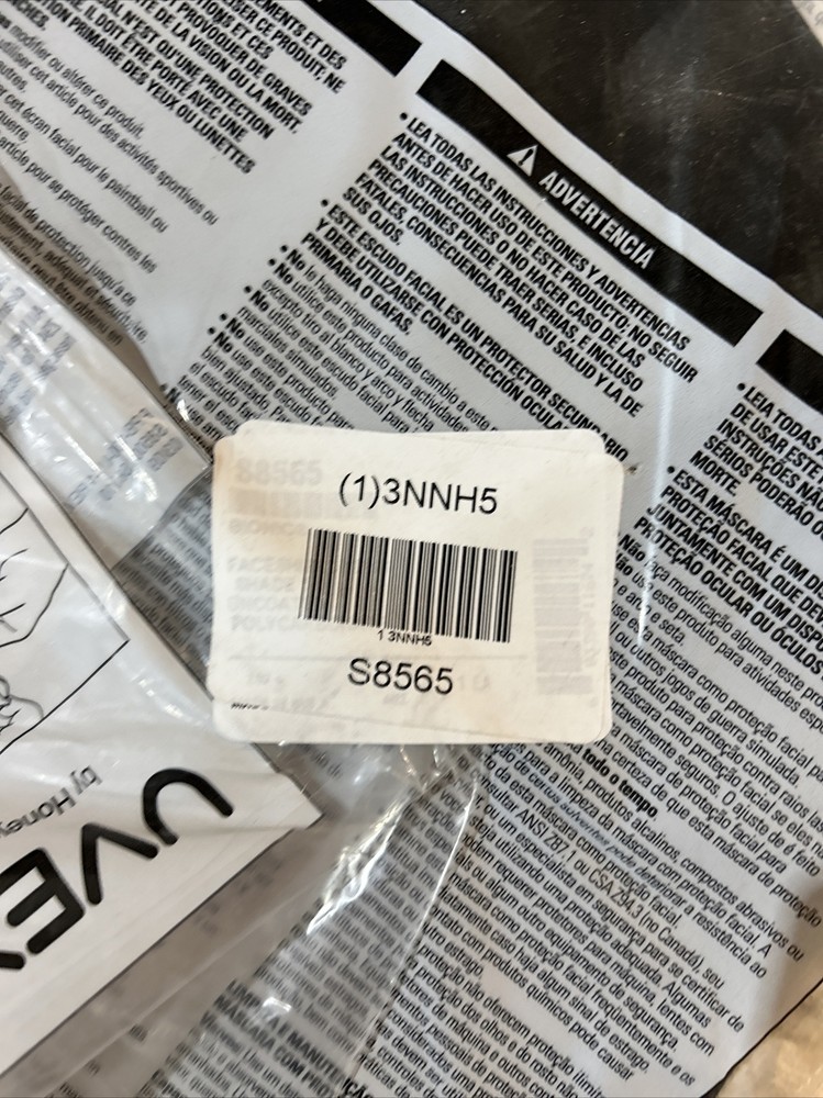 Uvex S8565 Bionic Replacement Visor for Face Shield - 5.0 Tint 3NNH5 (WP10)