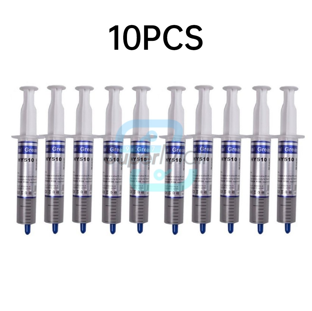 10PCS 30g Grey Thermal Conductive Grease Paste For CPU GPU Chipset Cooling HY510
