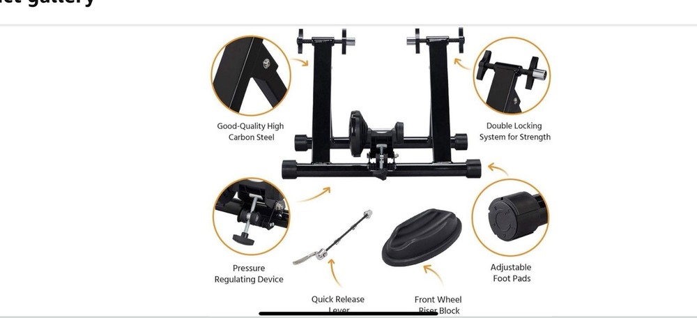 Yaheetech Indoor Bike Trainer