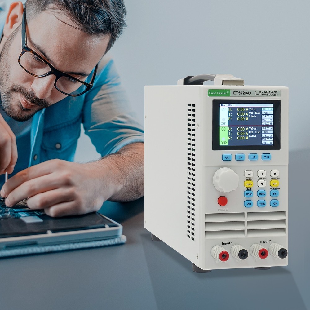 Electronic Load Tester Programmable Electronic Load Tester With Dual Channel