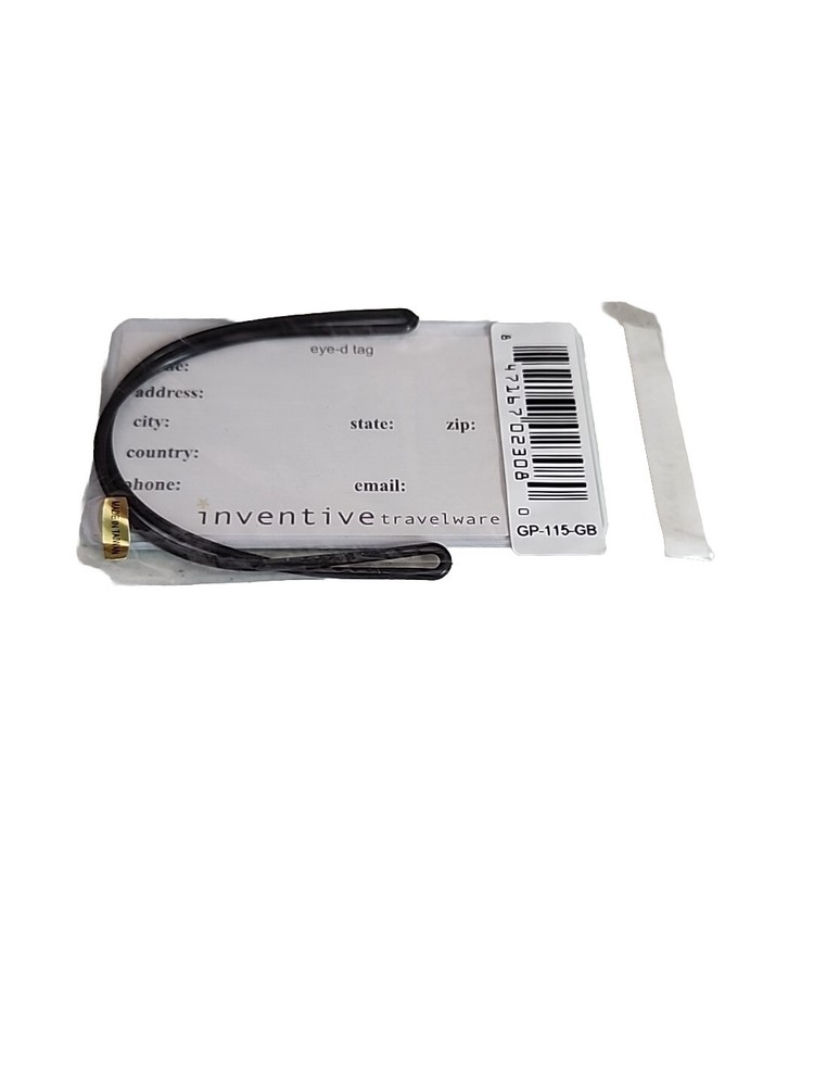 Inventive Travelware White Luggage Tag " A " box 331