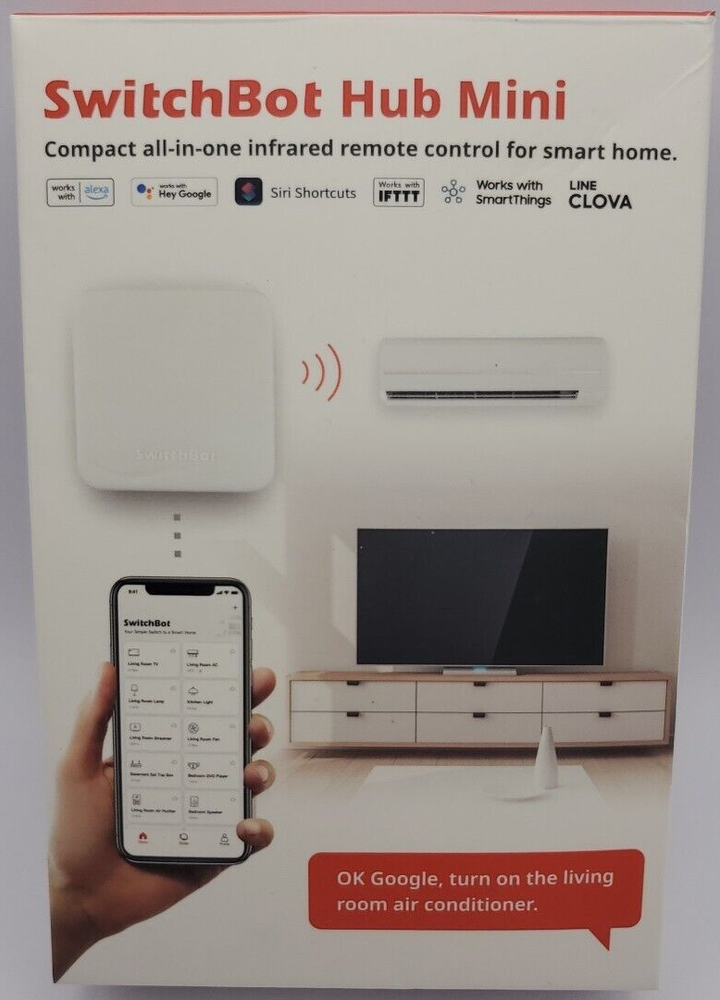 SwitchBot Hub Mini Wi-Fi Home Appliances Smart Remote Control - White