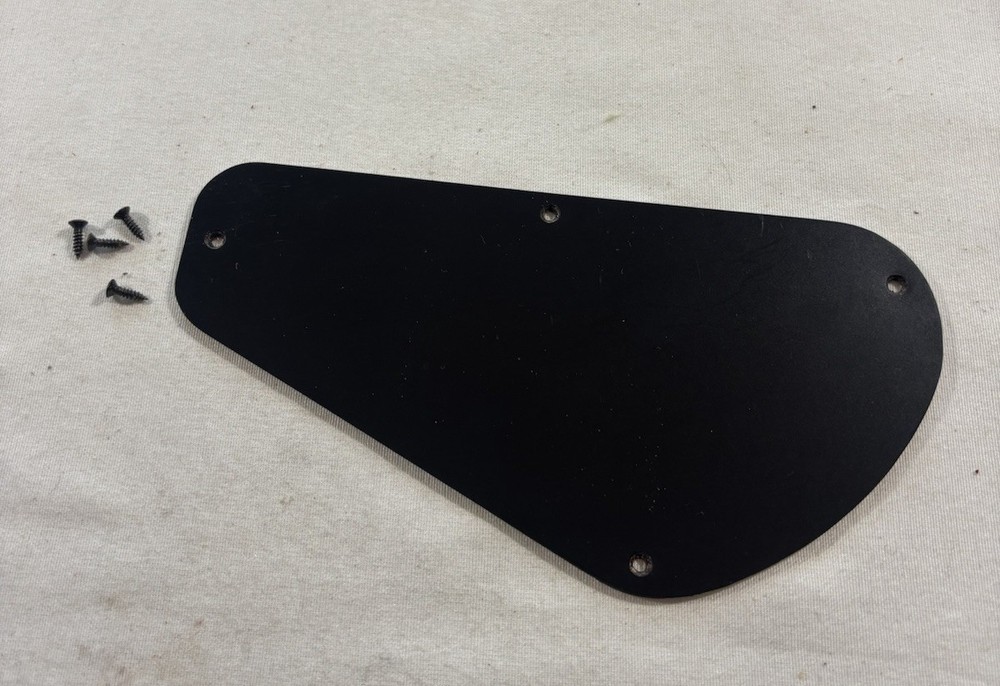 1990 Squier II Stratocaster Electronics Control Cavity Cover Plate Shielded & HW