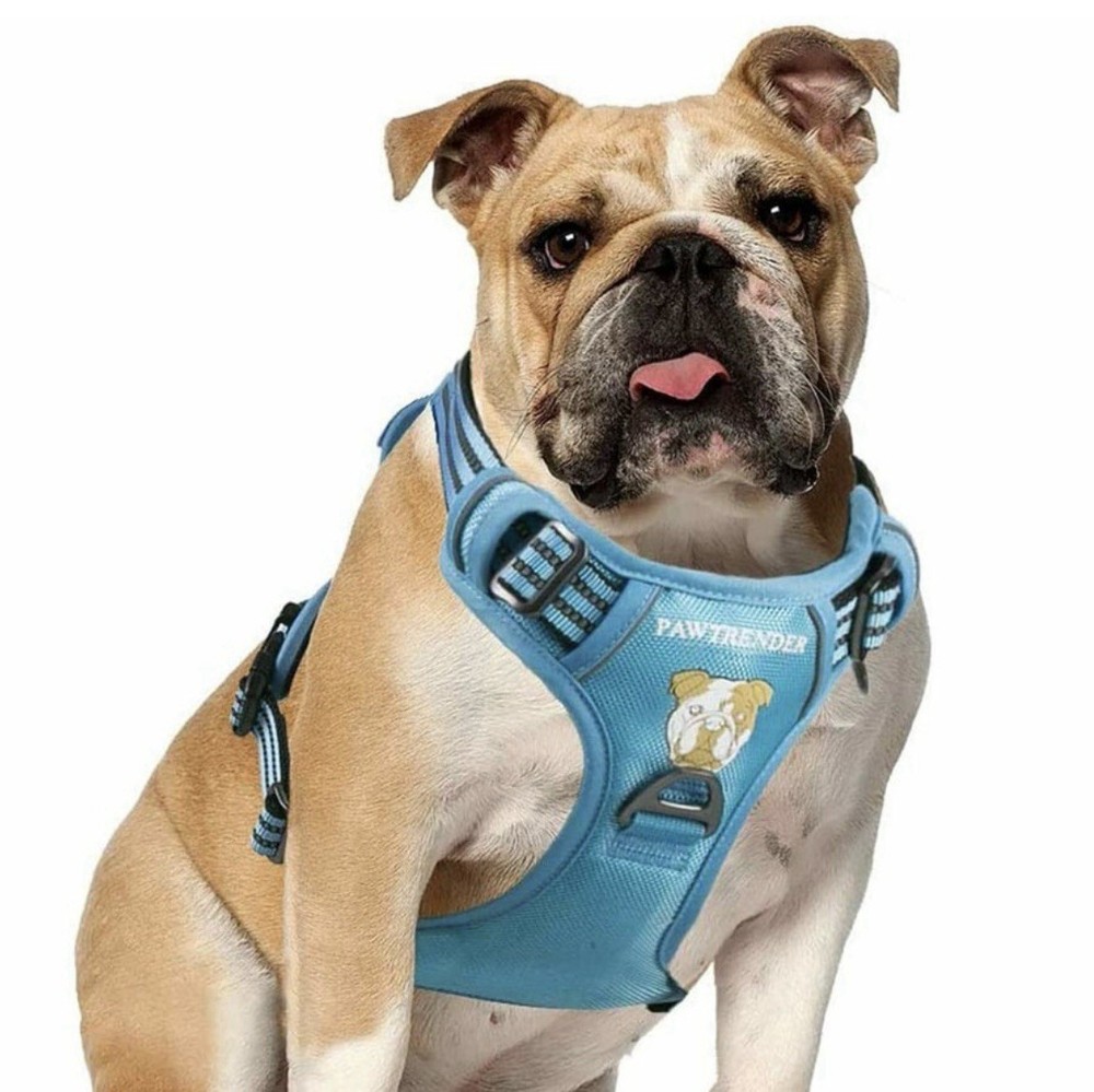 Pawtrender No Pull Dog Harness (Black) (Large)