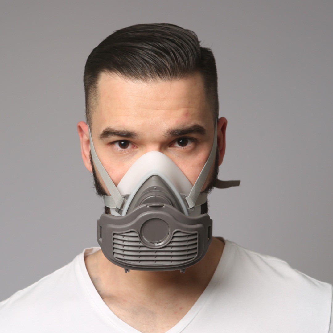 Premium Dust Respirator Mask with 10 Replaceable Filters for Industrial Protect