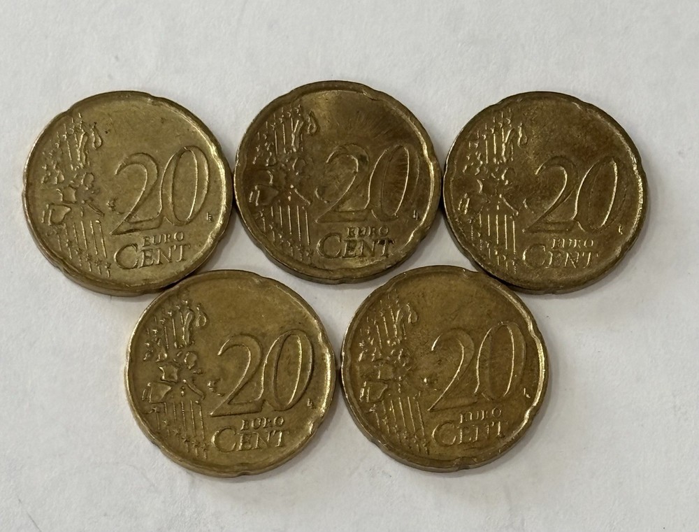 Euros 12 Assorted Coins 2002 & 2003
