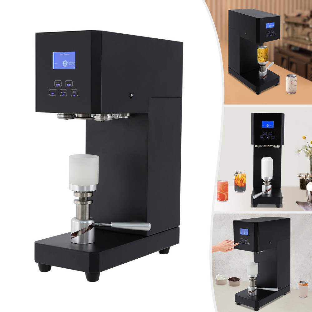 Semi automatic Tin Can Sealing Machine Cola Can Seamer Container Plastic Beer US