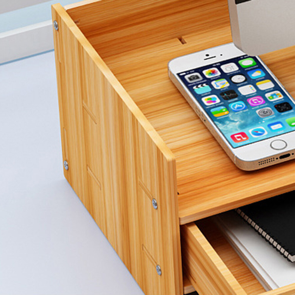 Monitor Stand Riser Holder PC Stand Riser with Storage Organizer for Home Office