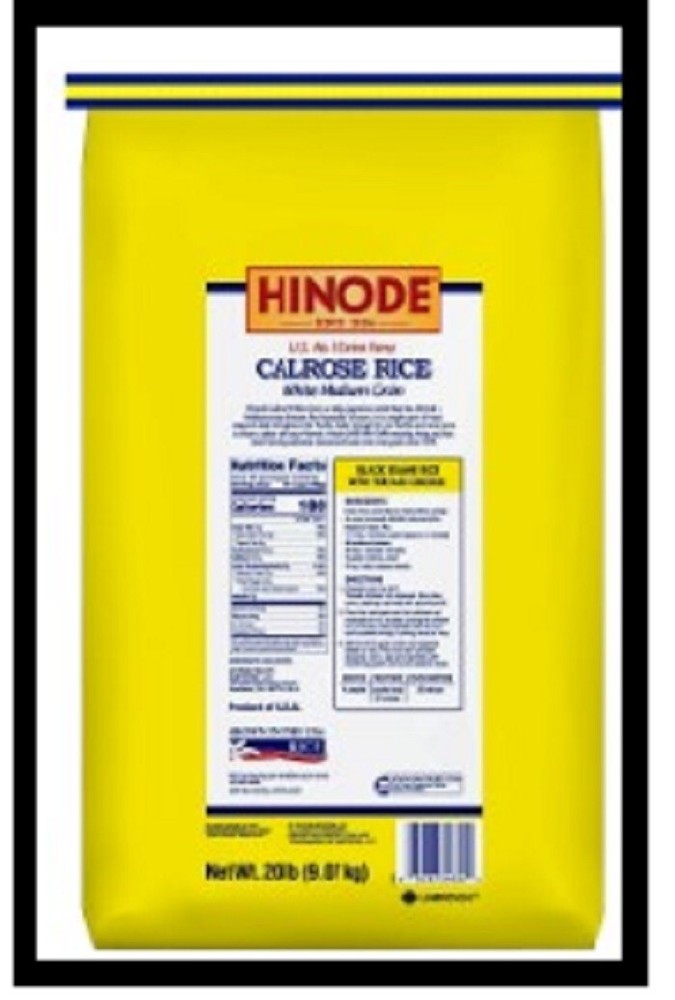 Hinode Calrose Rice, 20 lbs