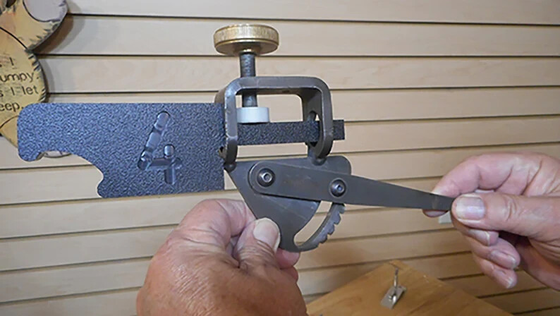 4040 Grind Set Up Blocks for sharpening wood lathe bowl and spindle gouges.