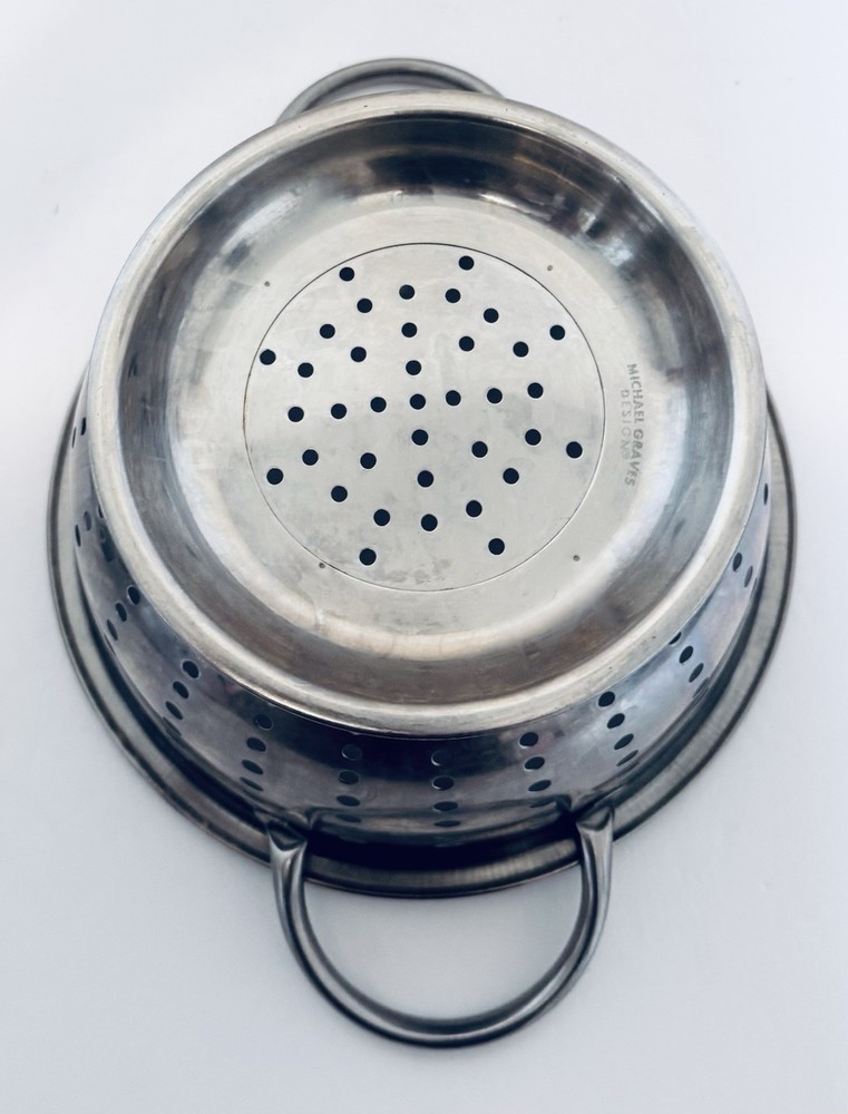 Michael Graves Design Stainless Strainer Colander Footed Handled