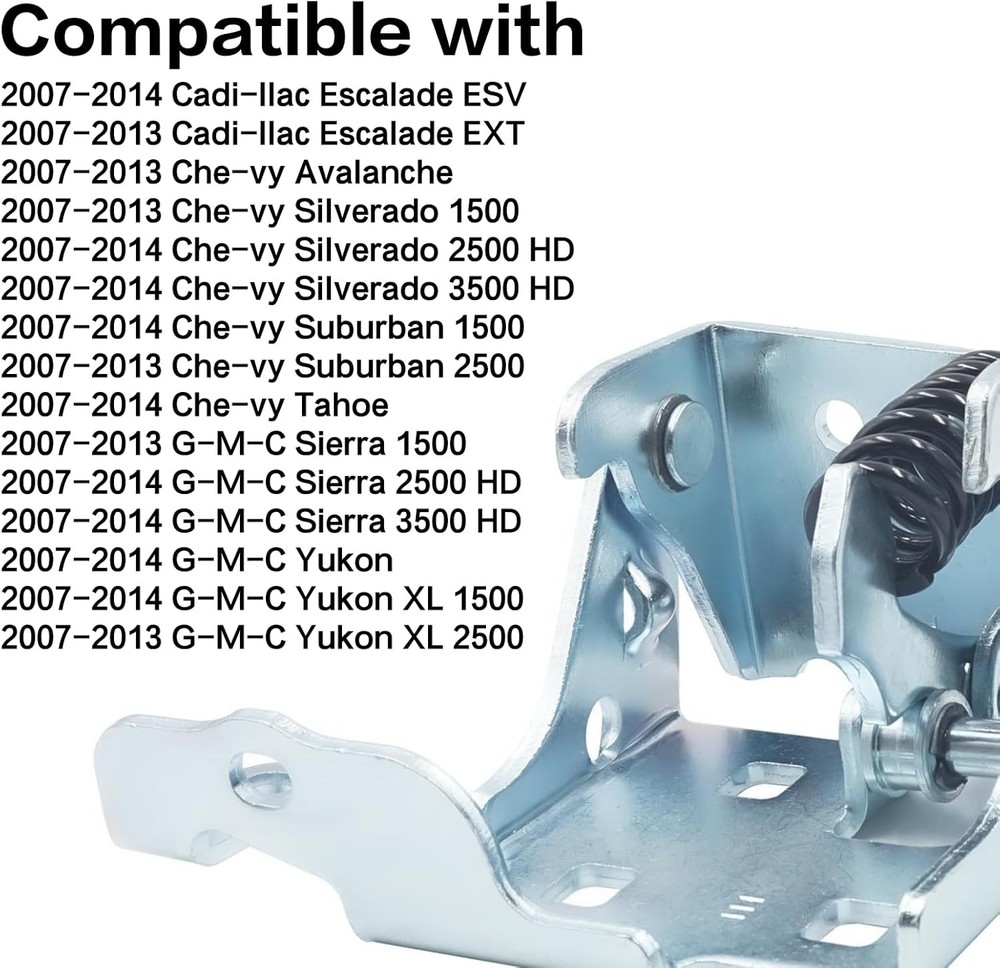 Front Lower Door Hinge with Spring Left/Driver Side Compatible with...