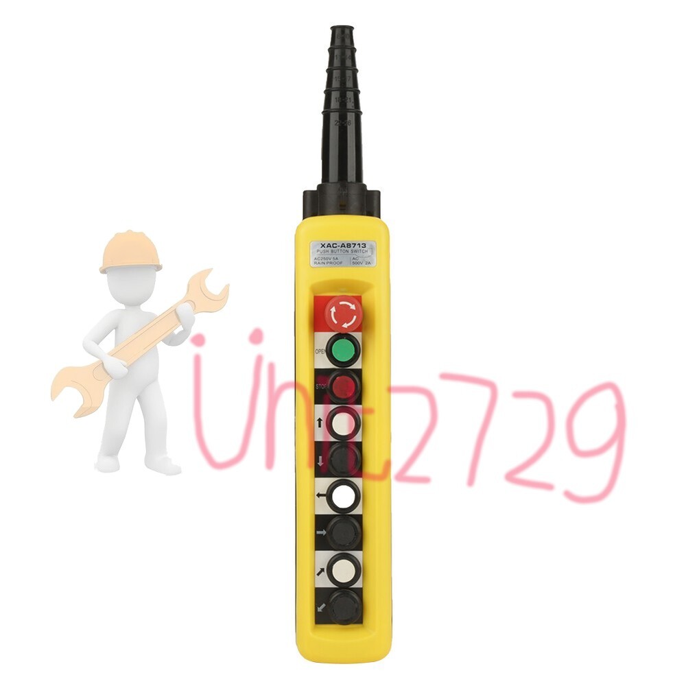 1PC Xac-A8713 Crane Lifting Control Switch Emergency Stop Button Control Switch