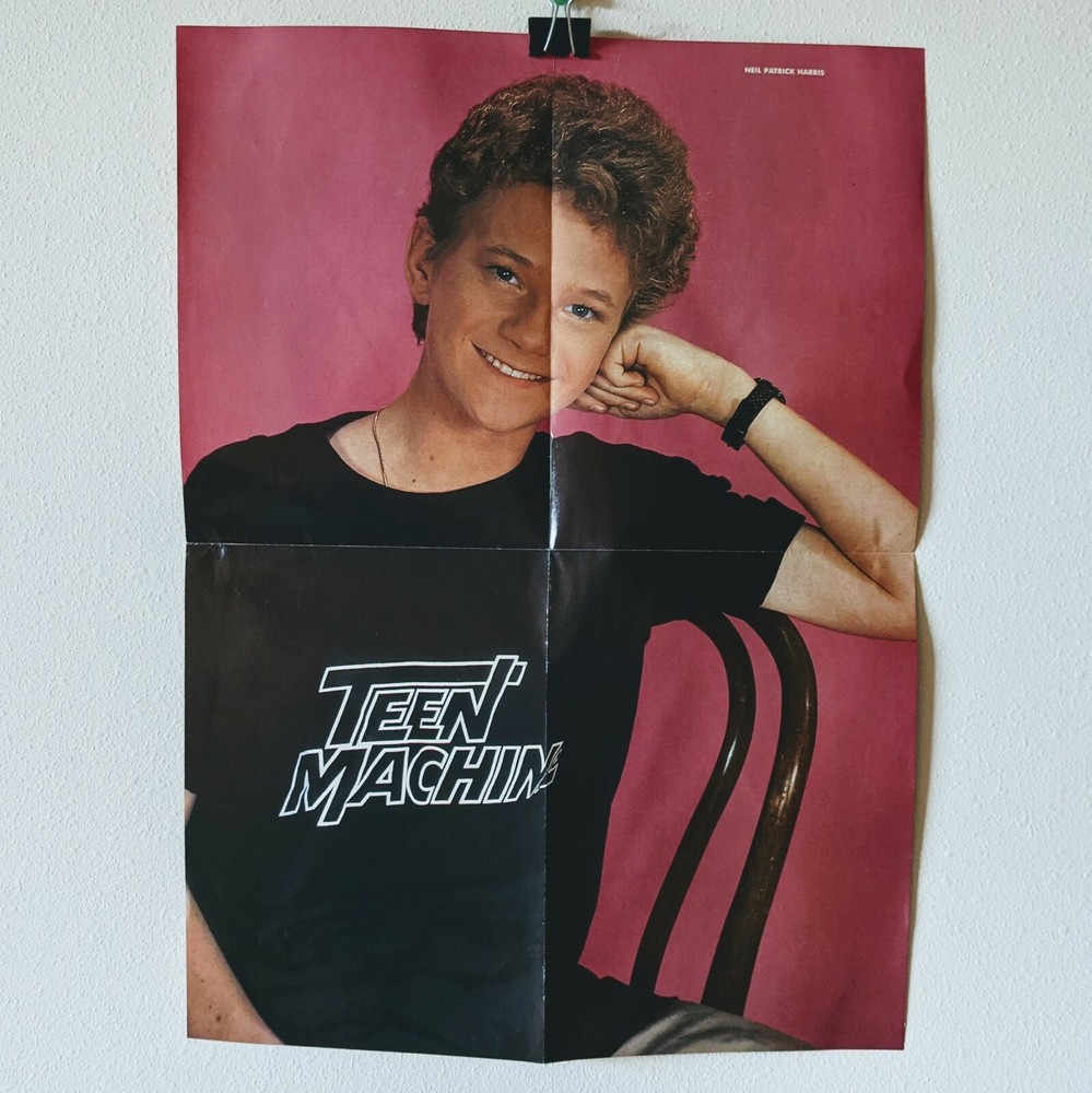 Vintage Poster Neil Patrick Harris 1990s