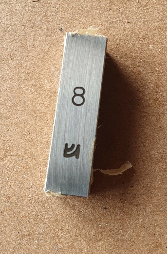 Precision Metric Gauge Block 8.00 mm .