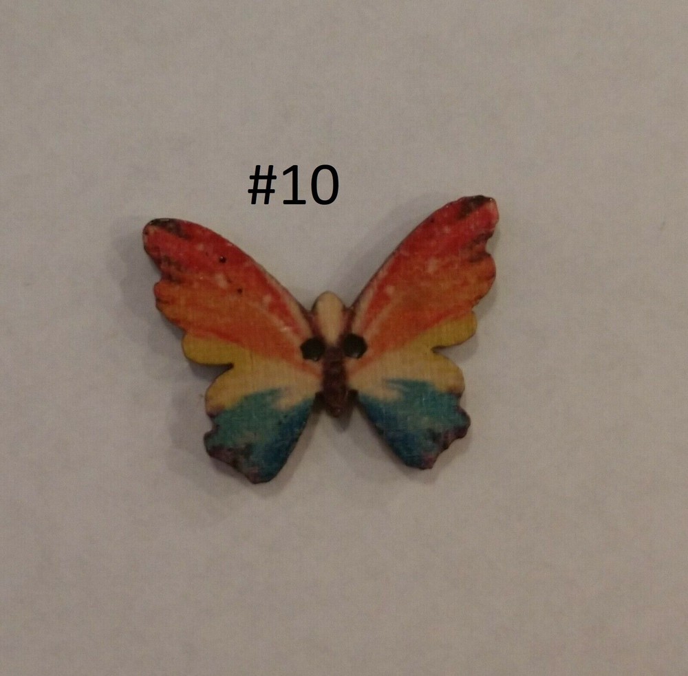 Handmade Needle Minder Keeper Cross Stitch Butterfly