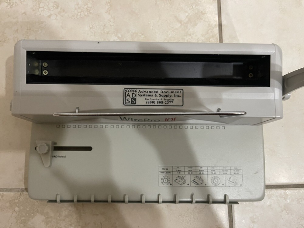 WirePro 101 Wire Binding Machine / Book Binder / Wire Book Binding Equipment