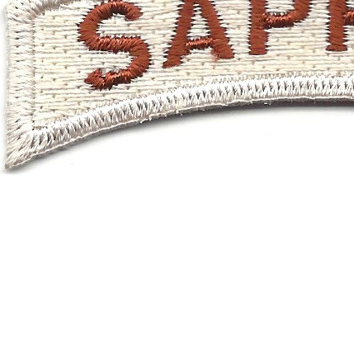 Army Engineers Sapper Rocker Desert Patch