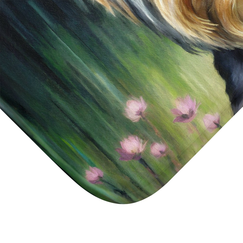 Yorkie #3 Bathroom Rug Mat -