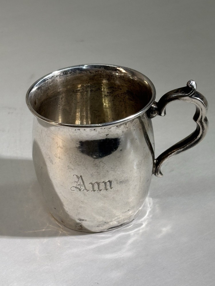 Vintage Solid Sterling Silver Mug/Cup 54.7g SSMC 0425