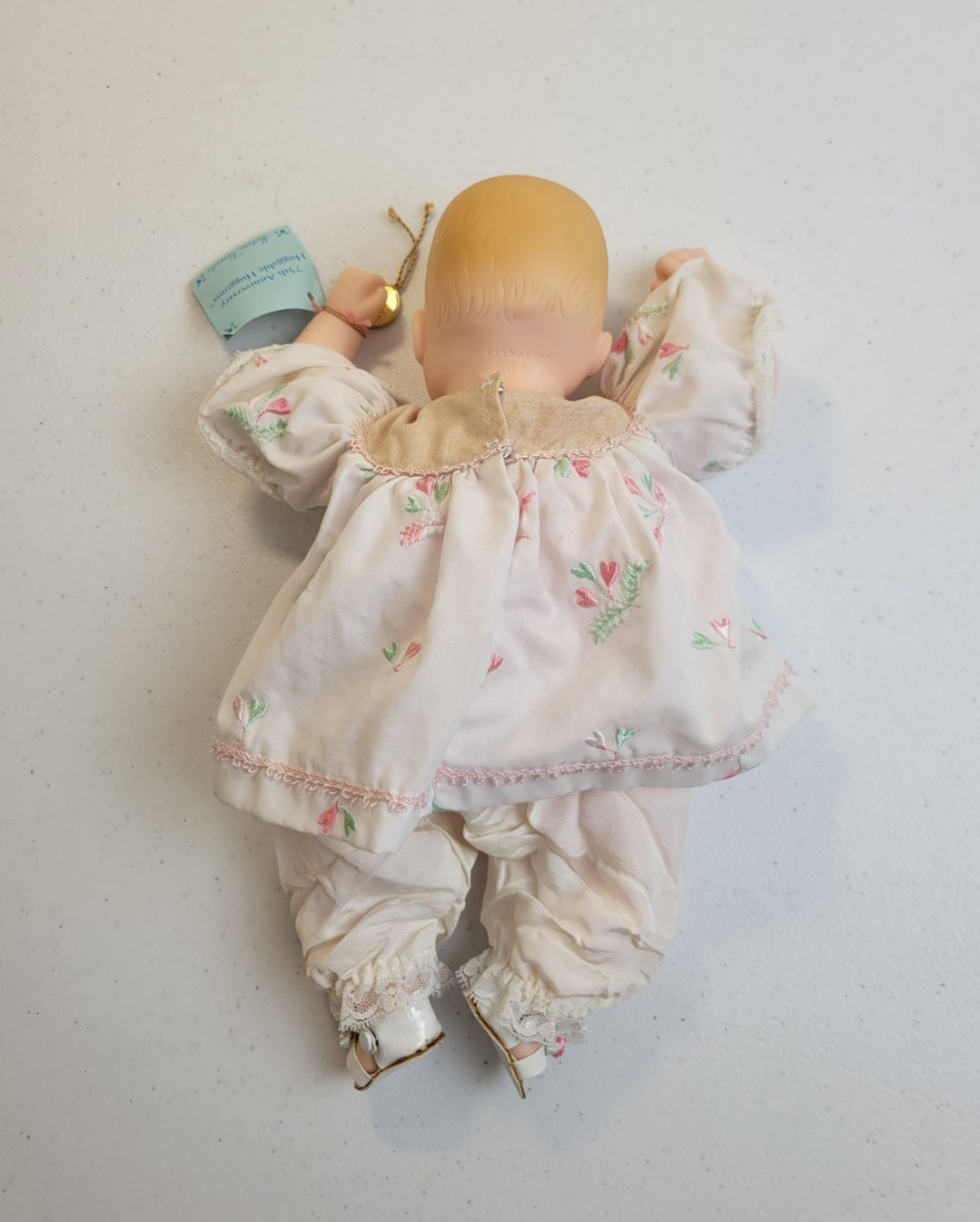 Vtg Madame Alexander Huggable Huggums Baby Doll 70s 75th Anniv Sleepy Eyes