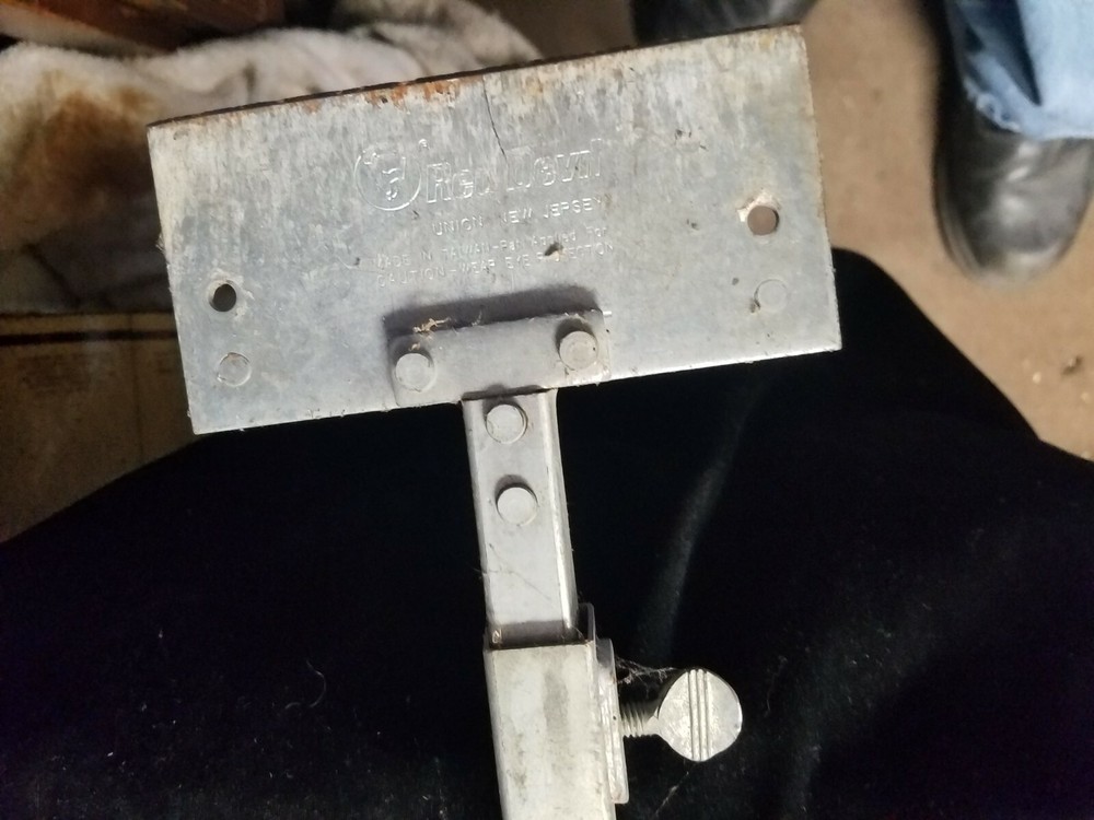 Vintage Red Devil Slam Scraper Impact Tool w/ Handle 63" Long