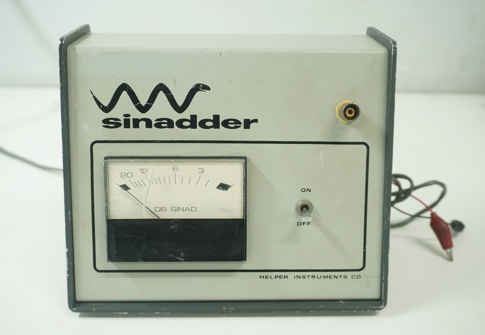 WORKING Sinadder Model S-101 Sinad Meter