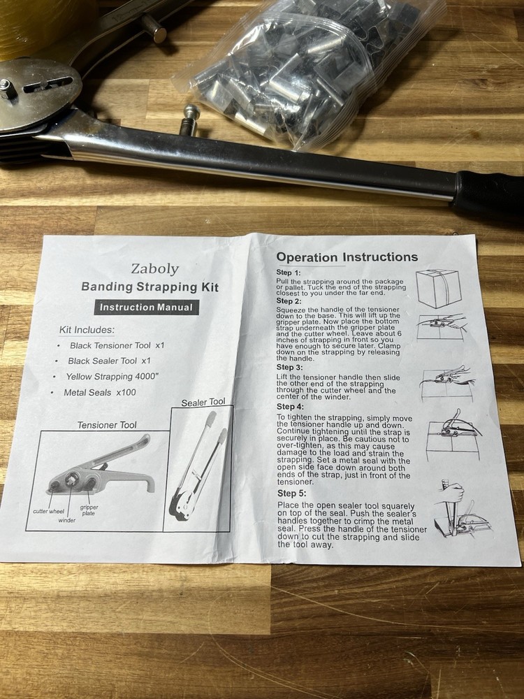 Heavy Duty Packaging Banding Strapping Kit