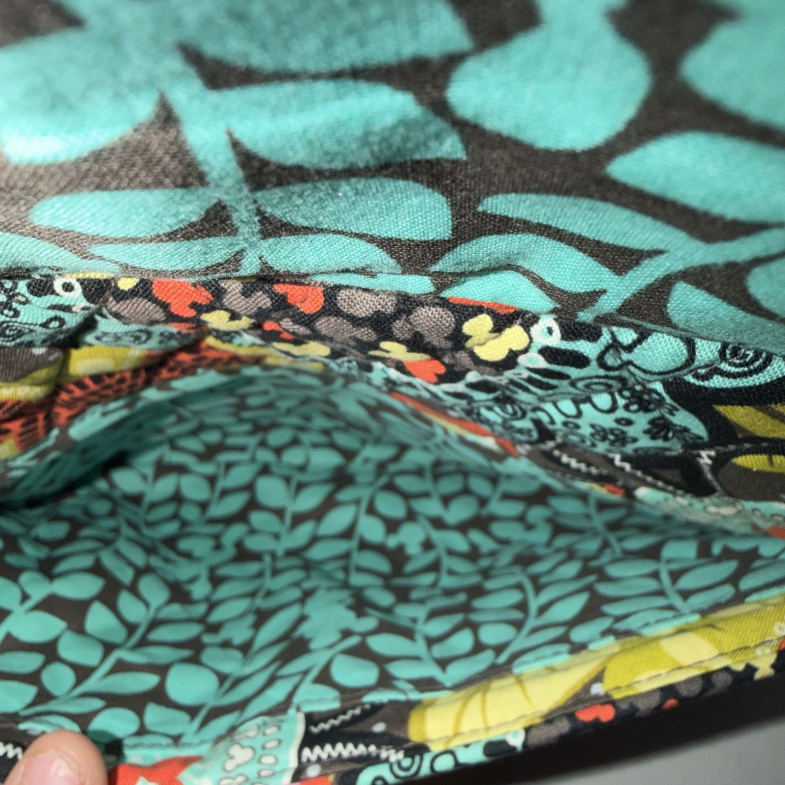 Vera Bradley Disney Parks Mickey's Perfect Petals Tablet Hipster Bag