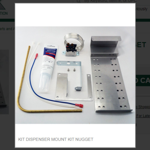 KIT DISPENSER MOUNT KIT NUGGET #KGEMDISP