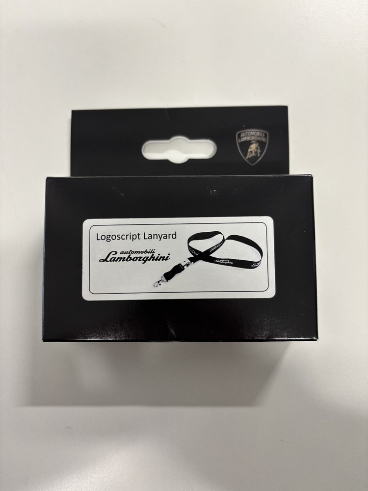 Lamborghini Black Lanyard