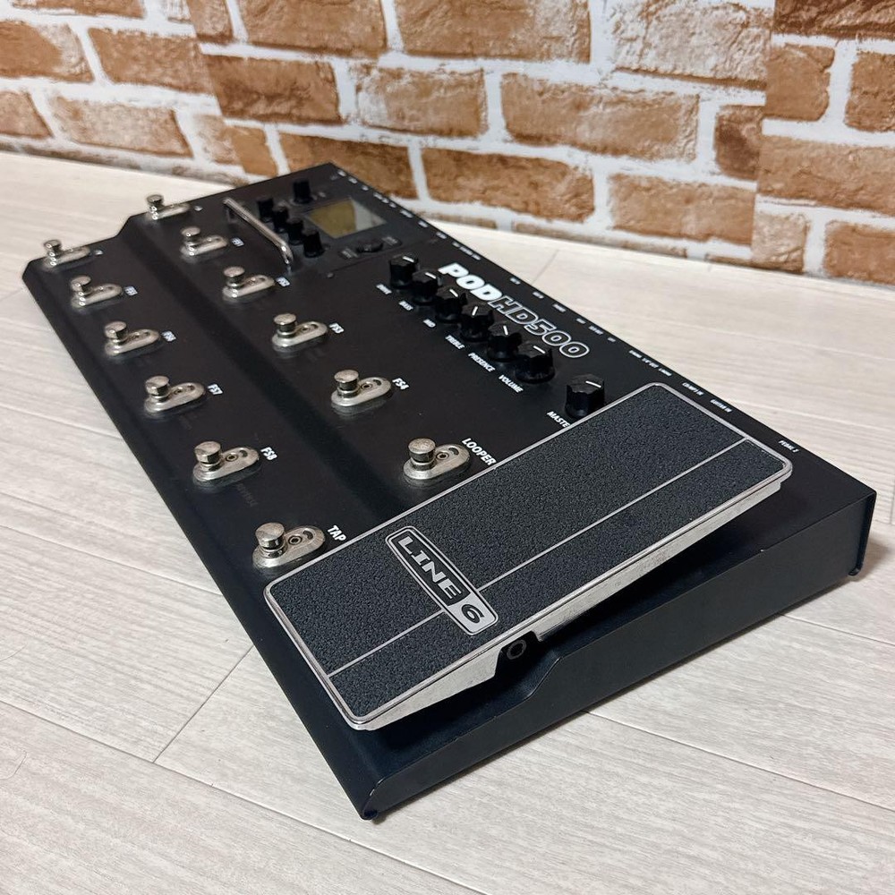 Line 6 POD HD500 Guitar Multi-Effects Processor Guitar Pedal Tested Good