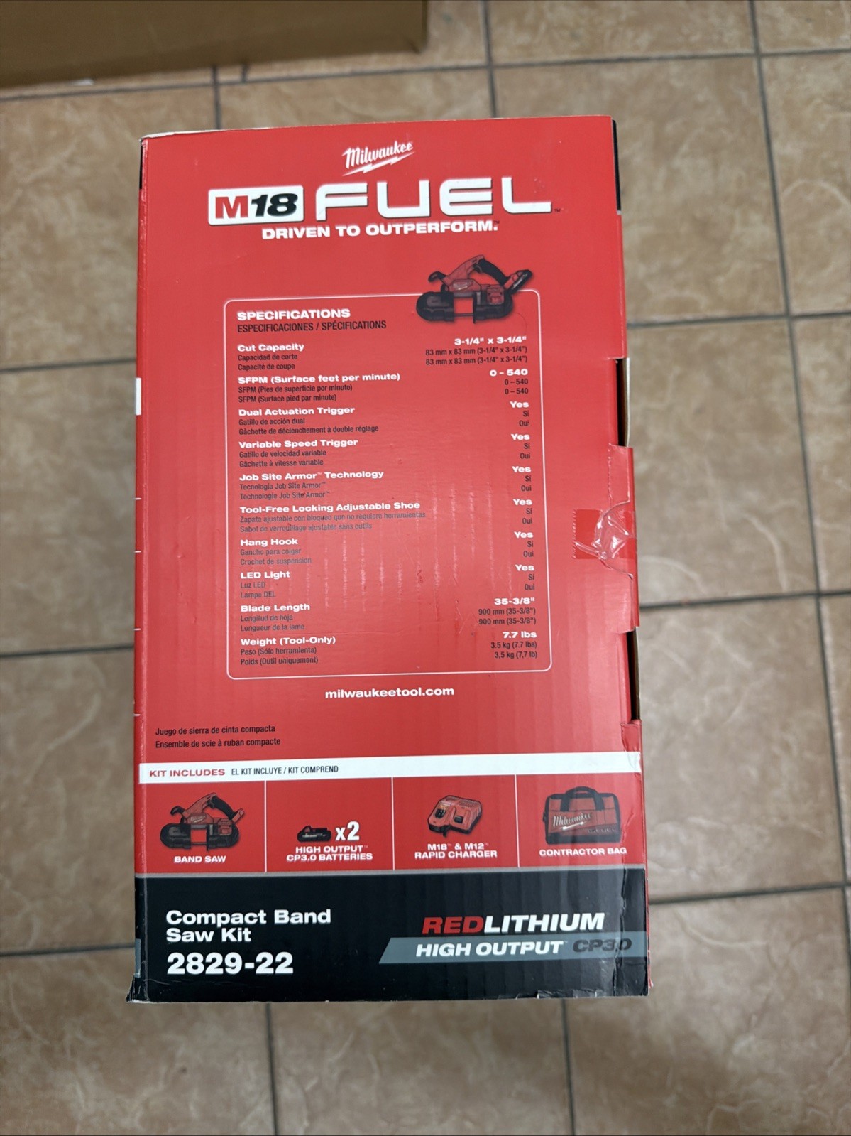 Milwaukee M18 FUEL Compact Band Saw Kit (2829-22)